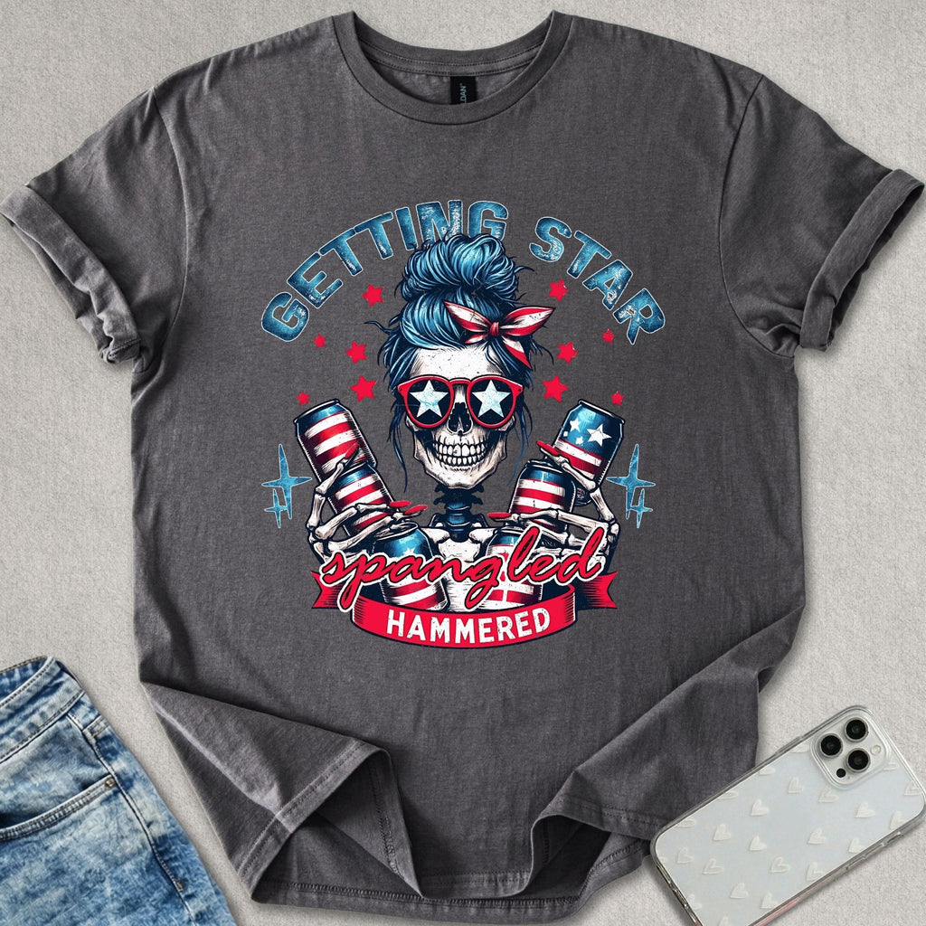 Star Spangled  Hammered T-shirt